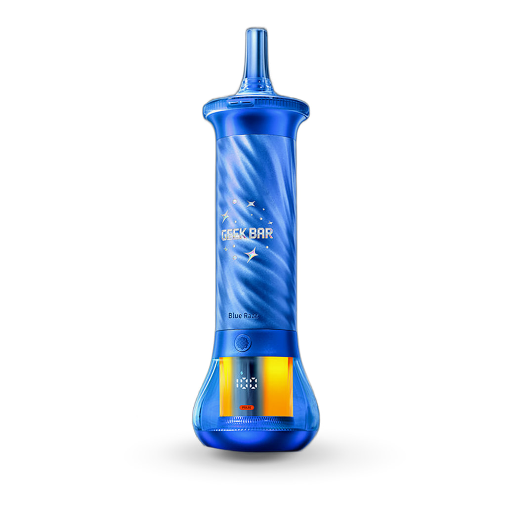 Geek Bar Burj 80K disposable, the e-hookah style device with a screen and top airflow control