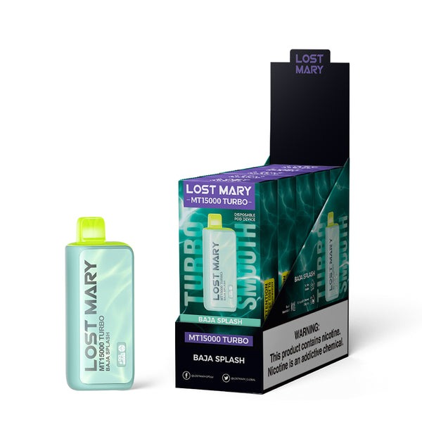 Lost Mary MT15000 Turbo disposable vape, catalog product photo