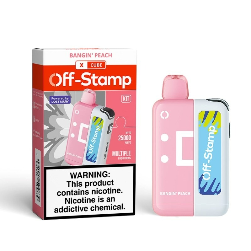 Off Stamp X-Cube 25K disposable kit with its battery section